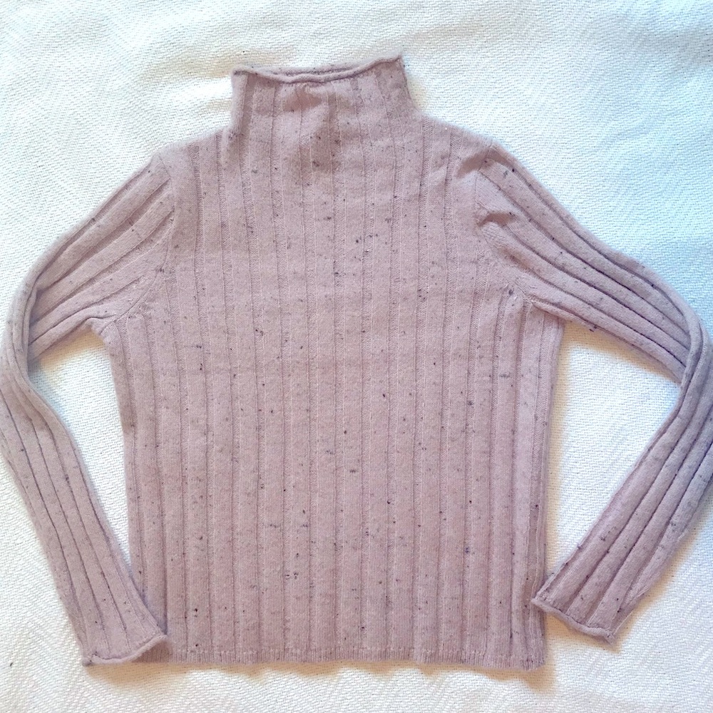 Blush Madewell Knit Turtleneck